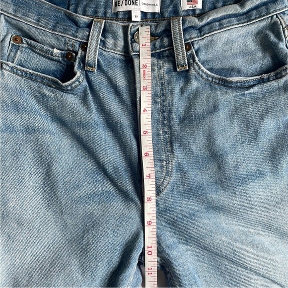 RE/DONE High Rise Ankle Crop Stretch size 27 - Picture 14 of 16